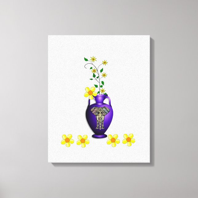 Toile étirée Imprimer Fête des Mères Floral (Recto)