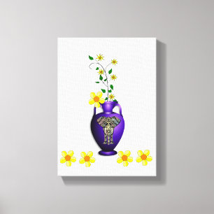 Toile étirée Imprimer Fête des Mères Floral