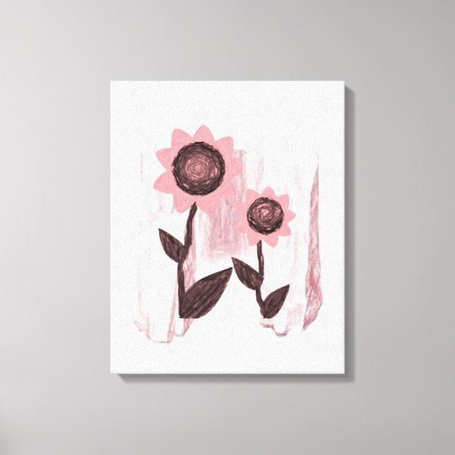 Toile étirée Imprimer Fête des Mères Floral (Recto)