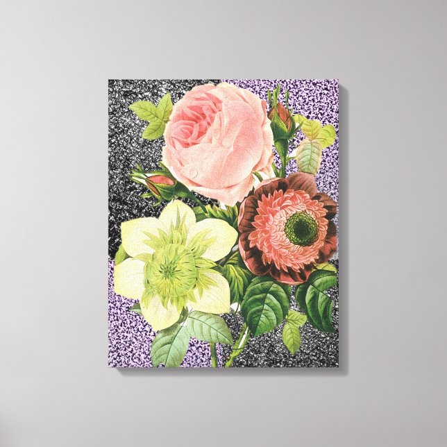 Toile étirée Imprimer Fête des Mères Floral (Recto)