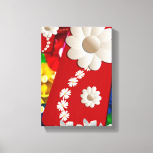 Toile étirée Imprimer Fête des Mères Floral