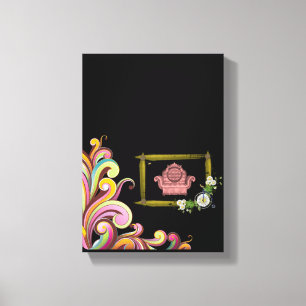 Toile étirée Imprimer Fête des Mères Floral