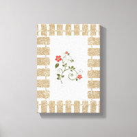Toile étirée Imprimer Fête des Mères Floral