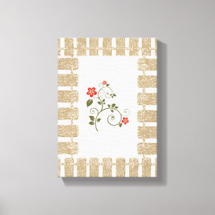 Toile étirée Imprimer Fête des Mères Floral