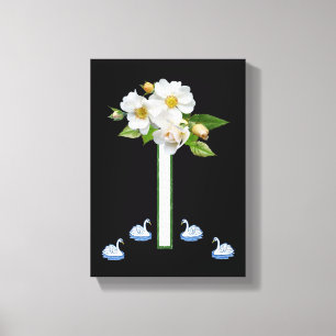 Toile étirée Imprimer Fête des Mères Floral