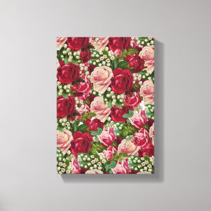 Toile étirée Imprimer Fête des Mères Floral