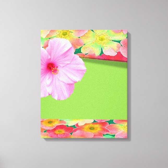 Toile étirée Imprimer Fête des Mères Floral (Recto)