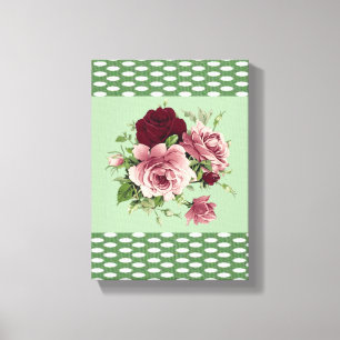 Toile étirée Imprimer Fête des Mères Floral