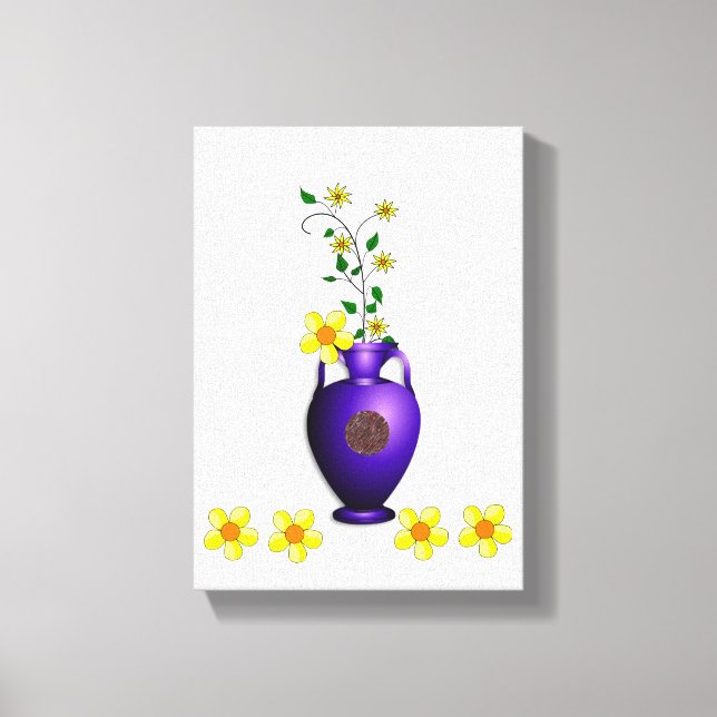 Toile étirée Imprimer Fête des Mères Floral (Recto)