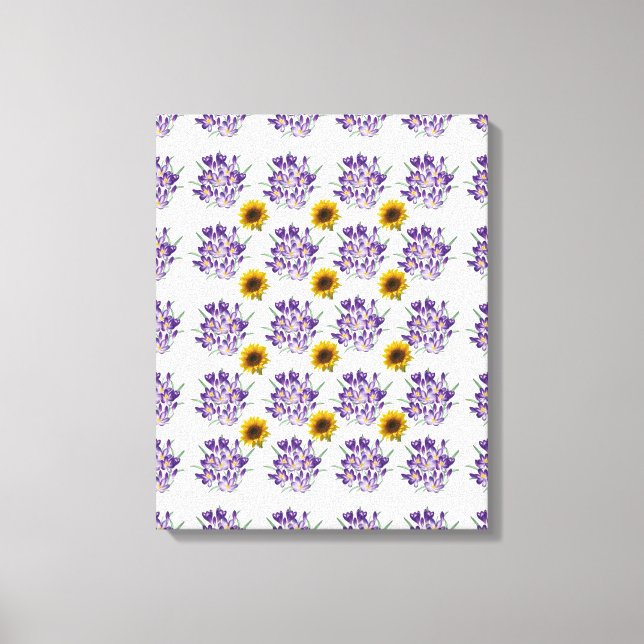Toile étirée Imprimer Fête des Mères Floral (Recto)