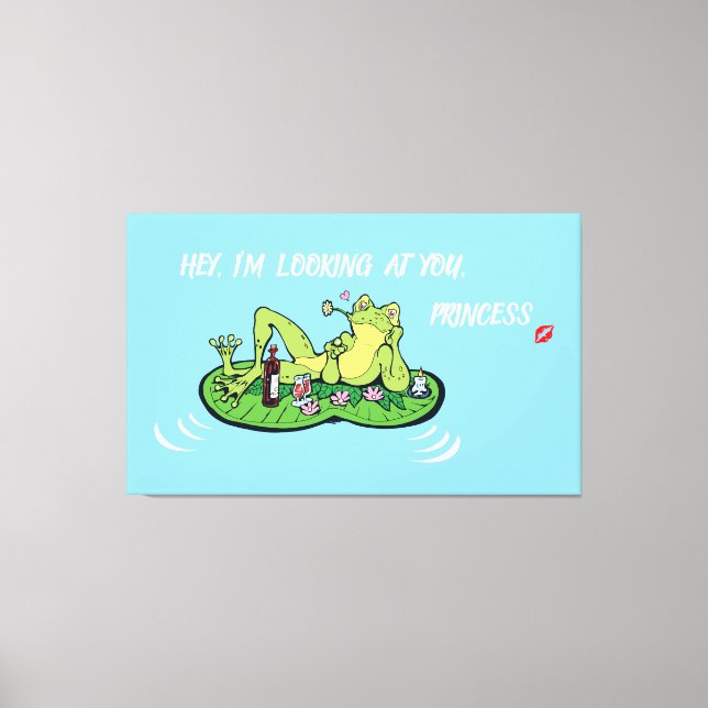 Toile étirée Imprimer La Saint Valentin Grosse Gre (Recto)