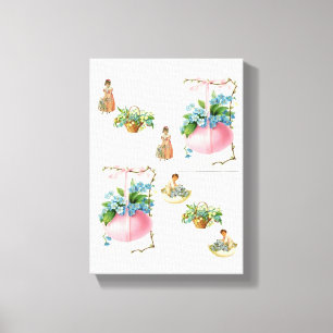 Toile étirée Imprimer Pâques Jour