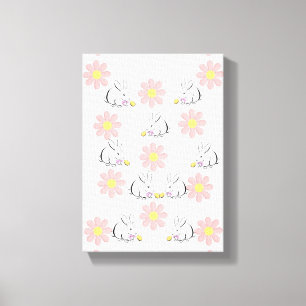 Toile étirée Imprimer Pâques Jour