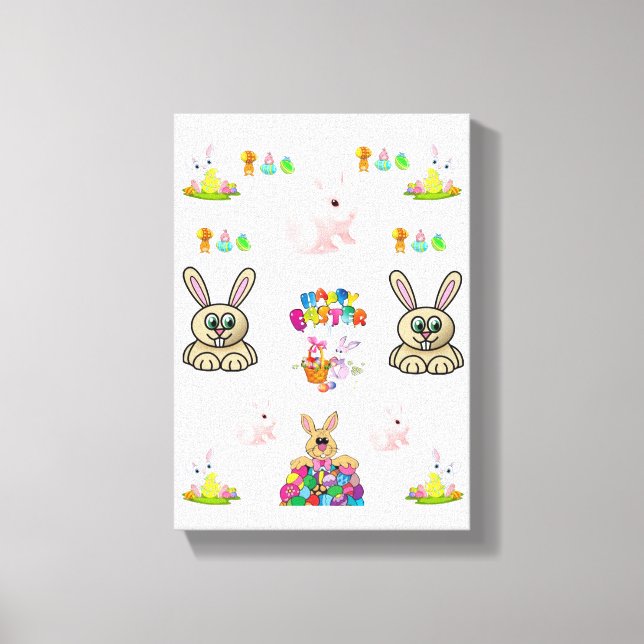 Toile étirée Imprimer Pâques Jour (Recto)