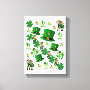 Toile étirée Imprimer Saint Patrick's Day