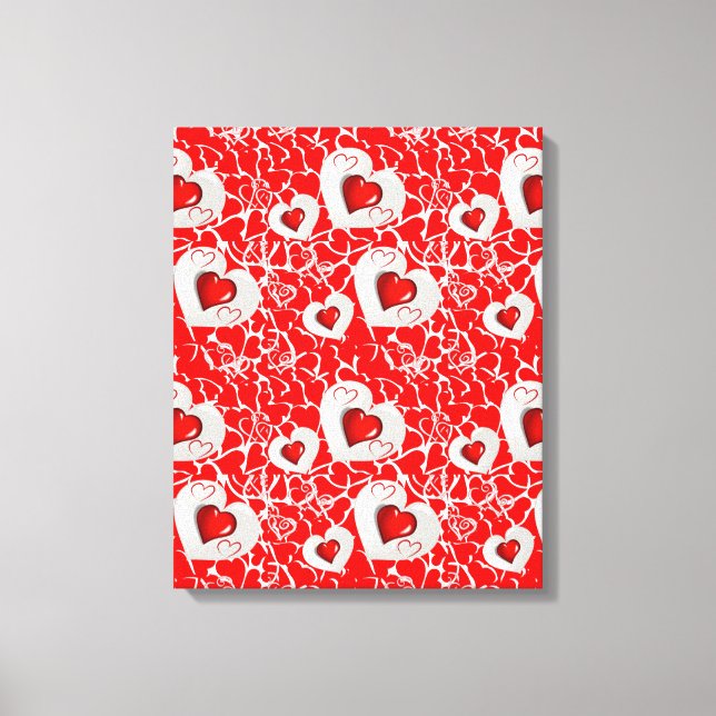 toile étirée Imprimer Saint-Valentin (Recto)