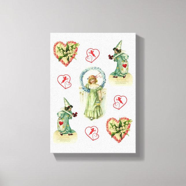 toile étirée Imprimer Saint-Valentin (Recto)