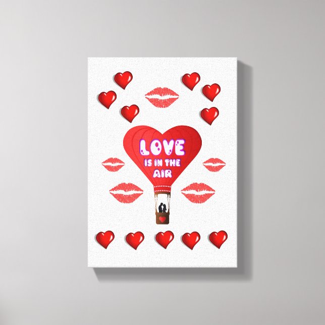 toile étirée Imprimer Saint-Valentin (Recto)