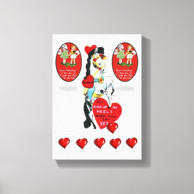 toile étirée Imprimer Saint-Valentin (Recto)