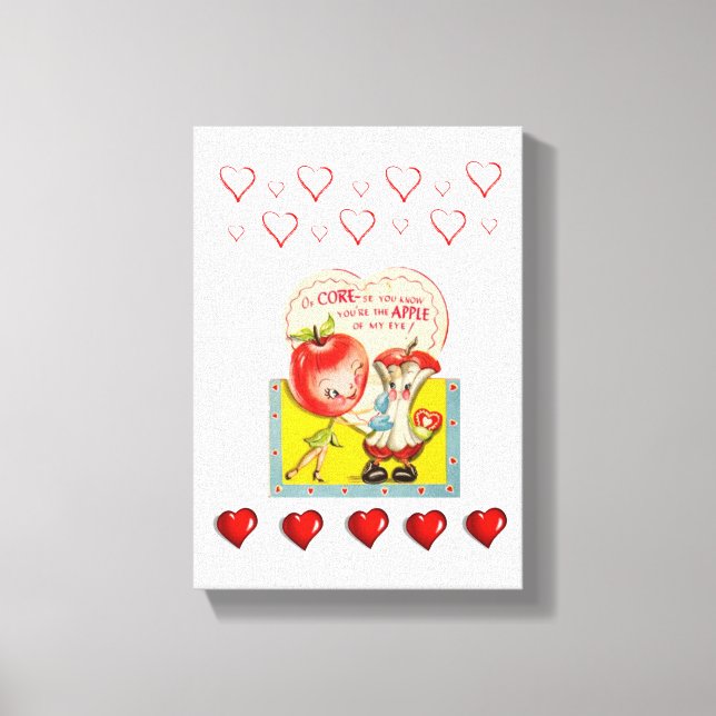 toile étirée Imprimer Saint-Valentin (Recto)
