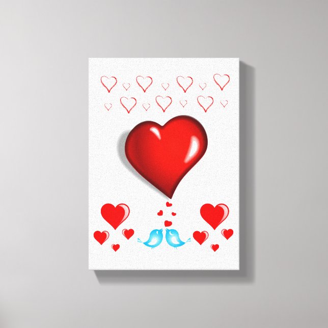 toile étirée Imprimer Saint-Valentin (Recto)