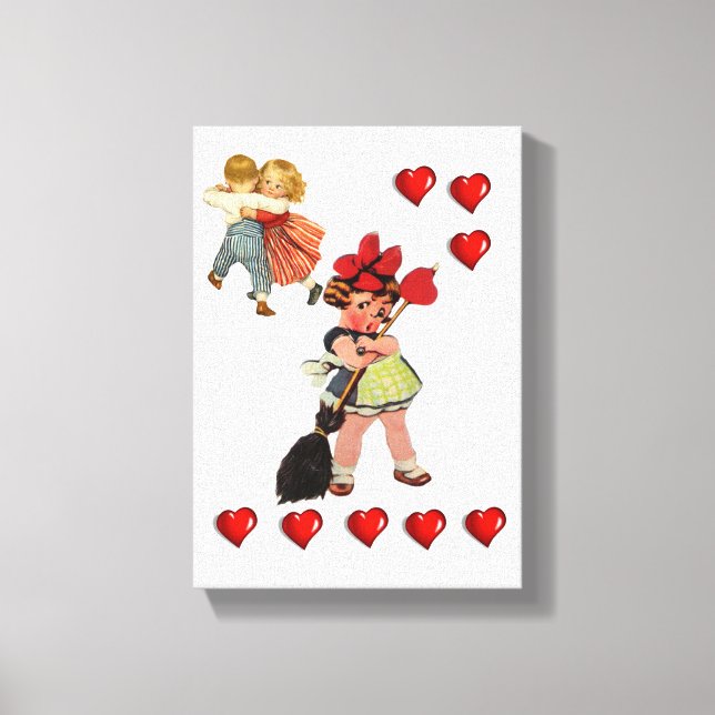 toile étirée Imprimer Saint-Valentin (Recto)