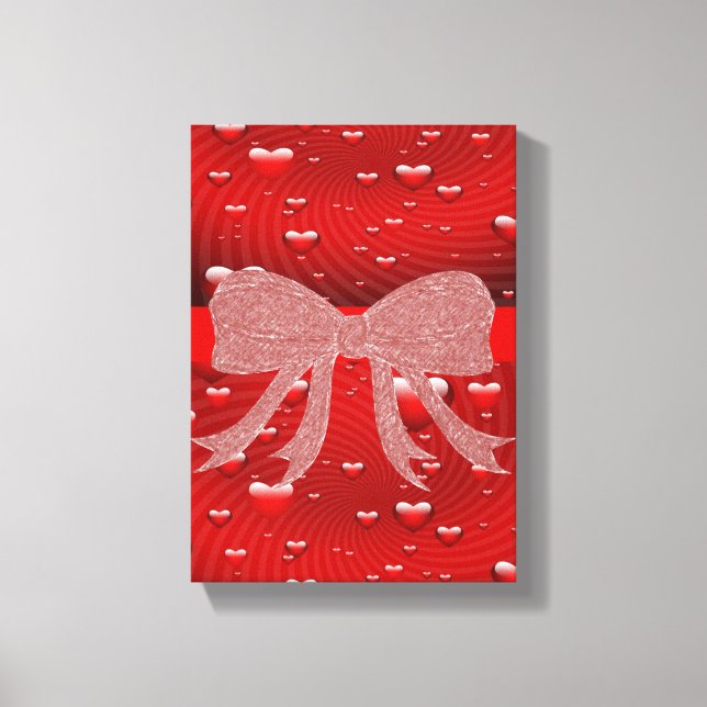 toile étirée Imprimer Saint-Valentin (Recto)
