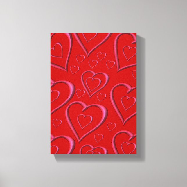 toile étirée Imprimer Saint-Valentin (Recto)