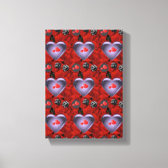 toile étirée Imprimer Saint-Valentin (Recto)