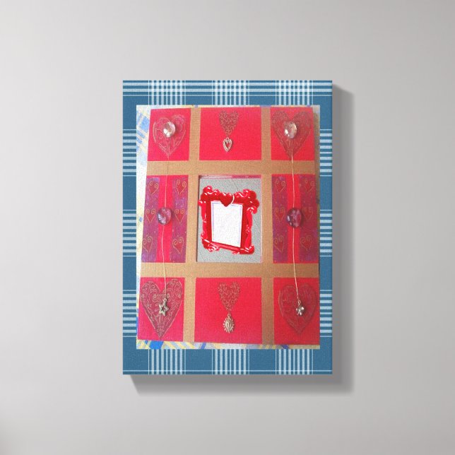 toile étirée Imprimer Saint-Valentin (Recto)