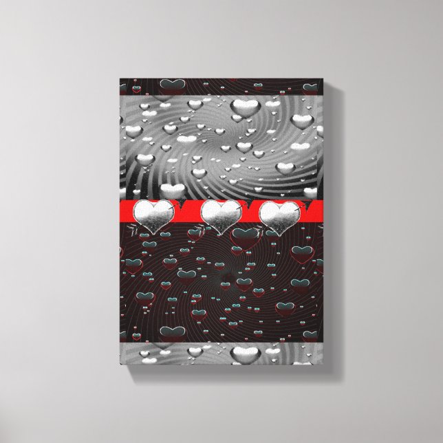 toile étirée Imprimer Saint-Valentin (Recto)