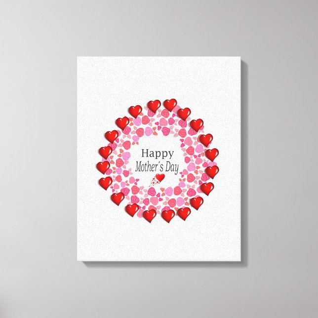Toile étirée Imprimer toile de fête des mères (Recto)