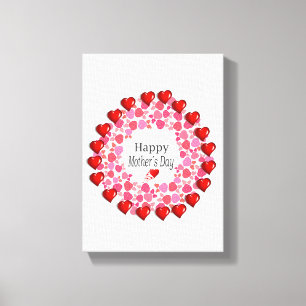 Toile étirée Imprimer toile de fête des mères