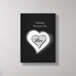 Toile étirée Imprimer toile de fête des mères