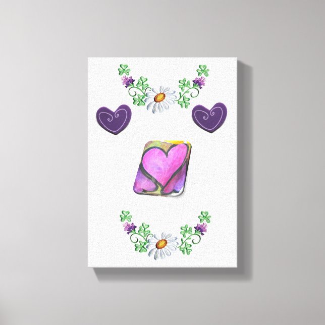 Toile étirée Imprimer toile de fête des mères (Recto)