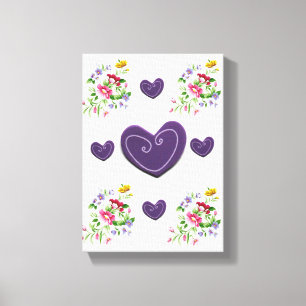 Toile étirée Imprimer toile de fête des mères