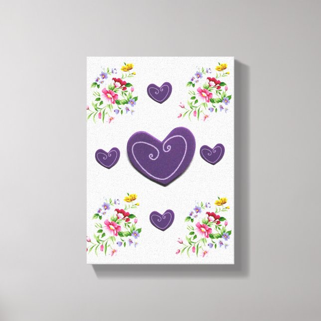 Toile étirée Imprimer toile de fête des mères (Recto)