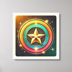 Toile Étoile céleste