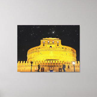 Toile Étoile de nuit Castel Sant'Angelo