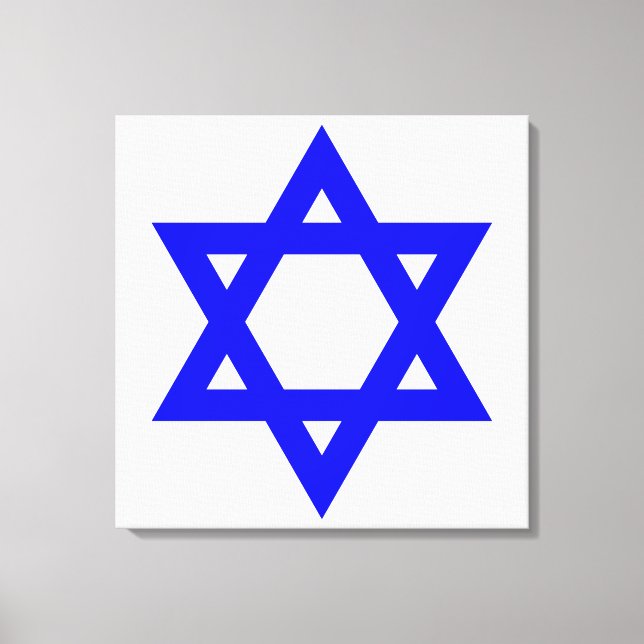 Toile ✡︎ Étoile juive de David (Recto)