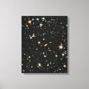 Toile Étoiles dans l'espace - champ ultra profond de