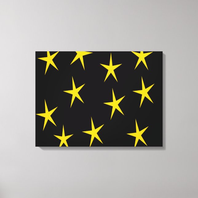 TOILE ÉTOILES JAUNES (Recto)