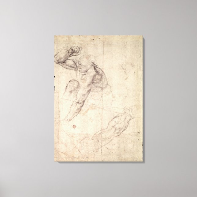 Toile Étude de la figure masculine (Recto)