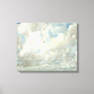 Toile Étude de nuage, 1821 (huile sur le papier fixé