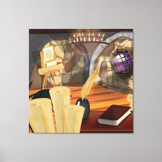 Toile Etude de scénario médiévale (Recto)