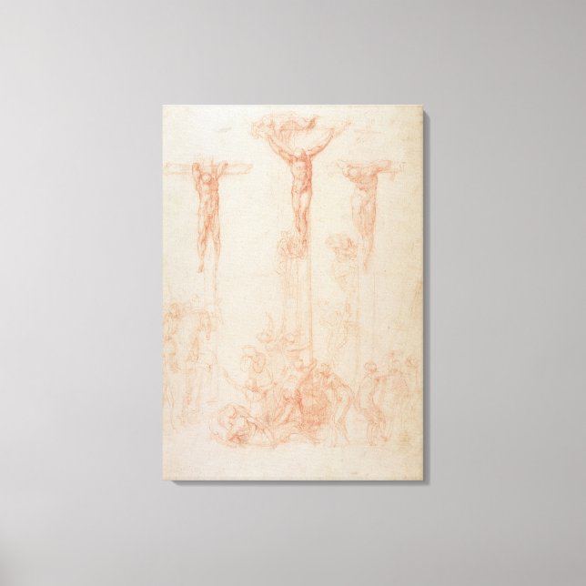 Toile Étude des trois croisements (Recto)