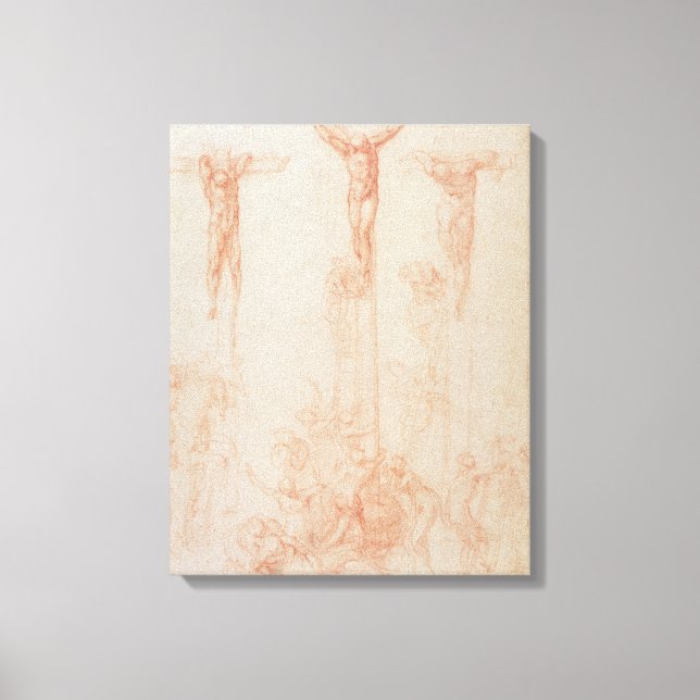 Toile Étude des trois croisements (Recto)