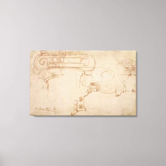 Toile Étude d'un capital ionique (Recto)