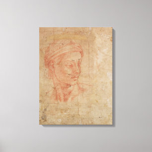 Toile Étude d'une tête