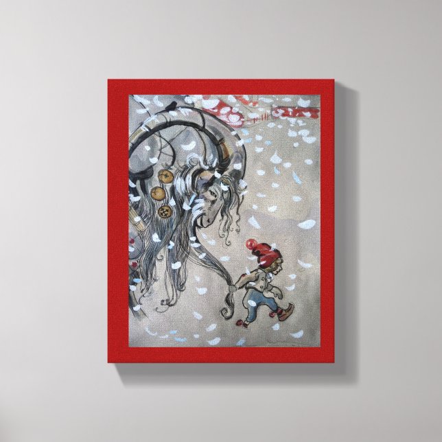 Toile Étude pour Julbacken (Yule Goat) 1911 (Recto)